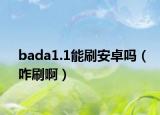 bada1.1能刷安卓吗（咋刷啊）