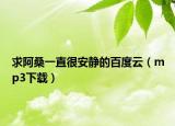 求阿桑一直很安静的百度云（mp3下载）