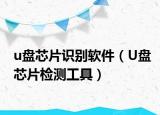 u盘芯片识别软件（U盘芯片检测工具）