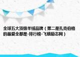 全球五大顶级羊绒品牌（第二是扎克伯格的最爱全都是-排行榜-飞蛾励志网）