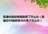 凯迪仕指纹锁钥匙丢了怎么办（凯迪仕K9指纹锁卡片丢了怎么办）