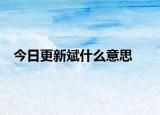 今日更新斌什么意思