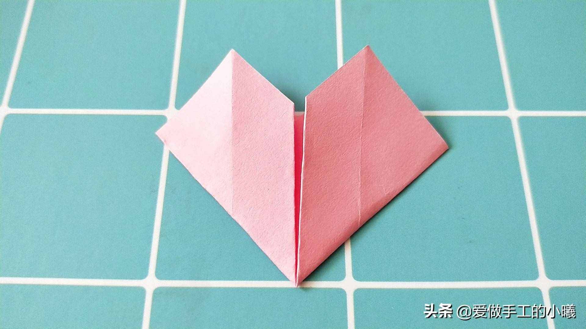 折纸教程：爱心戒指图解，简单漂亮又别致，快来看看