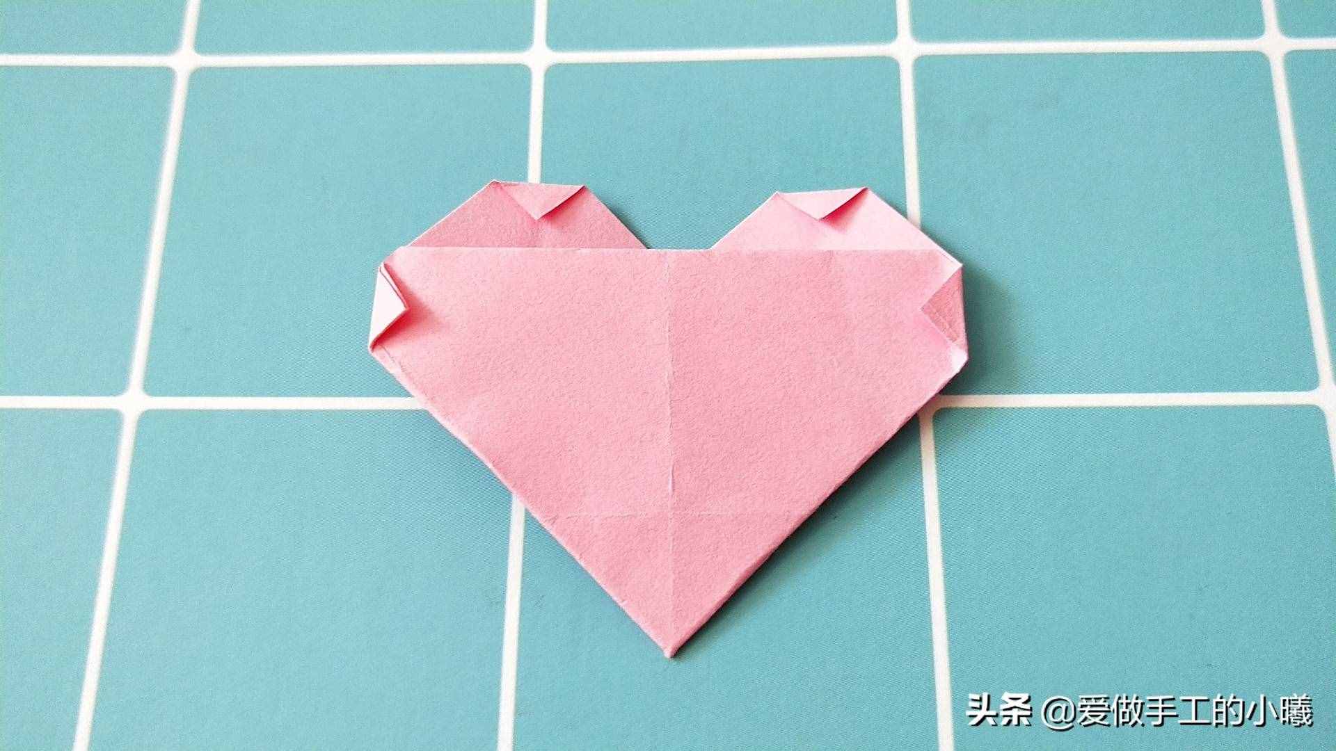 折纸教程：爱心戒指图解，简单漂亮又别致，快来看看