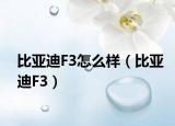 比亚迪F3怎么样（比亚迪F3）
