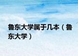 鲁东大学属于几本（鲁东大学）