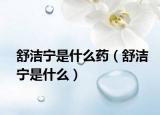 舒洁宁是什么药（舒洁宁是什么）