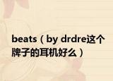 beats（by drdre这个牌子的耳机好么）