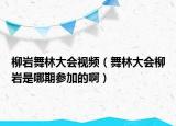 柳岩舞林大会视频（舞林大会柳岩是哪期参加的啊）
