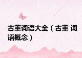 古董词语大全（古董 词语概念）