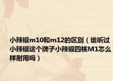 小辣椒m10和m12的区别（谁听过小辣椒这个牌子小辣椒四核M1怎么样耐用吗）