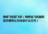梅婷飞机踩飞机（梅婷坐飞机脚踩显示屏你认为这是什么行为）