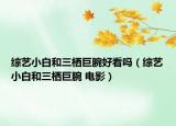 综艺小白和三栖巨腕好看吗（综艺小白和三栖巨腕 电影）