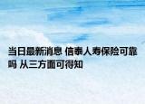 当日最新消息 信泰人寿保险可靠吗 从三方面可得知