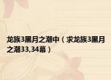 龙族3黑月之潮中（求龙族3黑月之潮33,34幕）