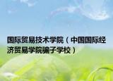 国际贸易技术学院（中国国际经济贸易学院骗子学校）