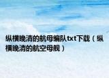 纵横晚清的航母编队txt下载（纵横晚清的航空母舰）