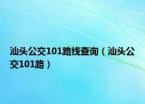 汕头公交101路线查询（汕头公交101路）