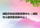 咸阳市创业贷款担保中心（咸阳市小额贷款担保中心）