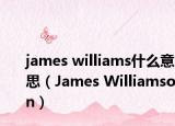 james williams什么意思（James Williamson）