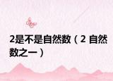 2是不是自然数（2 自然数之一）