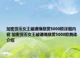 加密货币女王被通缉悬赏5000欧详细内容 加密货币女王被通缉悬赏5000欧具体介绍