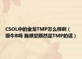 CSOL中的金龙TMP怎么样啊（　很牛B吗 我感觉既然是TMP的话）