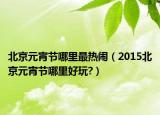 北京元宵节哪里最热闹（2015北京元宵节哪里好玩?）