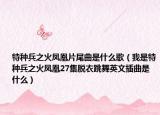 特种兵之火凤凰片尾曲是什么歌（我是特种兵之火凤凰27集脱衣跳舞英文插曲是什么）