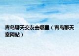 青岛聊天交友去哪里（青岛聊天室网站）