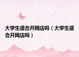 大学生适合开网店吗（大学生适合开网店吗）
