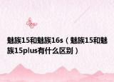 魅族15和魅族16s（魅族15和魅族15plus有什么区别）