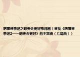 肥猫寻亲记之明天会更好电视剧（寻找《肥猫寻亲记2——明天会更好》的主题曲（片尾曲））