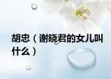 胡忠（谢晓君的女儿叫什么）