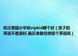 哈沃美国小学和vipkid哪个好（孩子的英语不是很好,最近准备给他报个英语班）