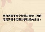 西直河属于哪个街道办事处（西直河属于哪个街道办事处相关介绍）