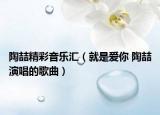 陶喆精彩音乐汇（就是爱你 陶喆演唱的歌曲）