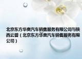 北京东方华奥汽车销售服务有限公司与陕西云碧（北京东方华奥汽车销售服务有限公司）