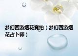 梦幻西游烟花竞拍（梦幻西游烟花占卜师）