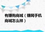 有赚购商城（赚网手机商城怎么样）