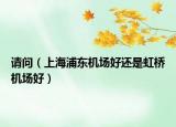 请问（上海浦东机场好还是虹桥机场好）