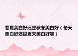 春夏美白好还是秋冬美白好（冬天美白好还是夏天美白好呢）