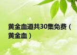 黄金血道共30集免费（黄金血）