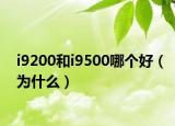 i9200和i9500哪个好（为什么）