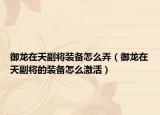 御龙在天副将装备怎么弄（御龙在天副将的装备怎么激活）