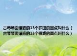 古琴琴面镶嵌的13个罗田的圆点叫什么（古琴琴面镶嵌的13个裸戏的圆点叫什么）