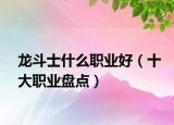 龙斗士什么职业好（十大职业盘点）