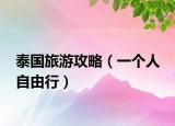 泰国旅游攻略（一个人 自由行）