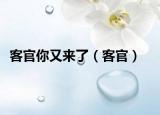 客官你又来了（客官）