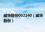 威华股份002240（威华股份）